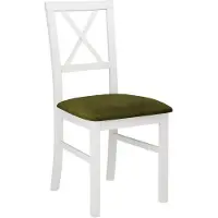 Mirjan 24 Sedia da pranzo FRATONIA 5 - bianco / oliva scuro