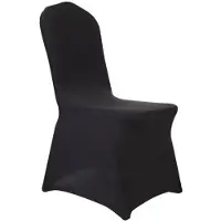 OEM Coprisedia per matrimonio, materiale Spandex, vestibilità universale, nero 50 pezzi piatti