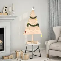 Prolenta Maison Exclusive - Albero di Natale da decorare, 110 cm, in legno massello