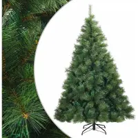 Syfax Albero di Natale Artificiale con Rami Pieghevoli Verde 240 cm