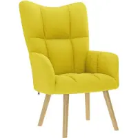 Syfax Sedia Relax Giallo Chiaro in Tessuto