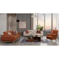 AEA Soggiorno di design set di divani 3 posti poltrona imbottita 3 pezzi