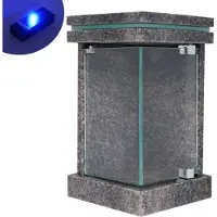 KOKA Lampada da tomba ad angolo porta granito Himalaya Illuminazione LED