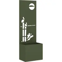 Syfax Schermo per privacy in giardino Oliver verde 50 x 32 x 150 cm