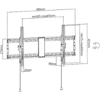 Gembird Supporto Tv Wm-90t-01 90´´