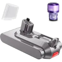 StarTech.com Batteria di ricambio per V11 SV14 - Pacco batteria - 21,6 V 6000 mAh - Per aspirapolvere a bastone senza fili - Senza caricabatterie - Nero