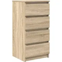 Syfax Credenza Rovere Sonoma 37,5x35x76 cm in Legno Multistrato