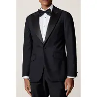 Reiss Jacquard Tux Navy Taglia: 42 | Pantaloni da completo Outlet | Uomo | Blu