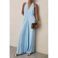 Reiss Jersey Maxi Dress Blue Taglia: 8 | Maxi abiti Outlet | Donna | Blu