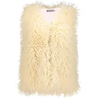 Geisha Gilet Hairy Fake Fur Off-white Taglia: S | Gilet Outlet | Donna | Bianco