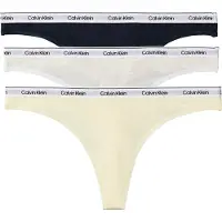 Calvin Klein Thong 3-pack Shoreline/snow Heather/pear Sorbe Taglia: XL | Biancheria intima Outlet | Donna