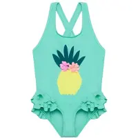 Color Kids Kid's Swimsuit with Application Costume intero Bambini (86, turchese)