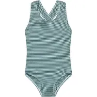 Color Kids Kid's Swimsuit Seersucker Costume intero Bambini (104, turchese)