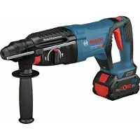 Bosch Trapano a percussione a batteria SDS+ GBH 18V-26 D, 18 V, 2,5 J, motore brushless, in valigetta standard (senza batteria, senza caricabatteria)