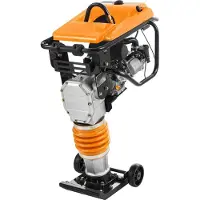 StarTech.com costipatore vibrante da 6,5 CV e 196 cc - Costipatore per trincee - Compattatore del terreno ad alte prestazioni - Ideale per lavori di costruzione e paesaggistici