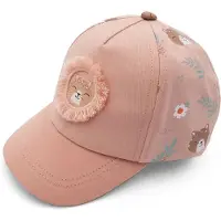 Maximo Kids' Mini Girl Cap Tiger Hook-and-Loop Closure Cappellino Bambini (49-51 cm, fuchsia)