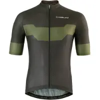 Nalini Singh MTB Zip Jersey Maglietta da ciclismo Uomo (3XL, grigio)