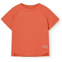 Mini A Ture Kid's Matbjergi T-Shirt Maglia funzionale Bambini (122 - 7 Years, rosso)