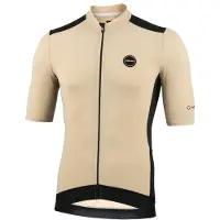 Nalini Singh Five Pockets Jersey Maglietta da ciclismo Uomo (M, beige)