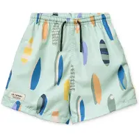 Liewood Kid's Duke Printed Board Shorts Pantaloncini Bambini (122, grigio)