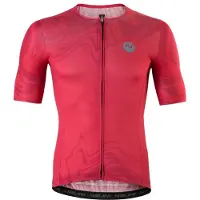Nalini Singh Pure Silver Jersey Maglietta da ciclismo Uomo (3XL, rosso)