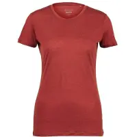 Stoic Women's MerinoChill MMXX. Göteborg Tee Maglia merino Donna (XXL, rosso)