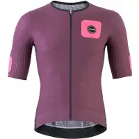 Nalini Singh Xskin Speed Jersey Maglietta da ciclismo Uomo (XXL, lilla)