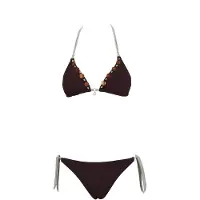 Banana Moon Women's Yerodasia Keranga Bikini Donna (34, nero)