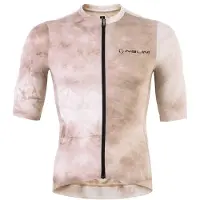 Nalini Singh Tie Dye Jersey Maglietta da ciclismo Uomo (XL, fuchsia)