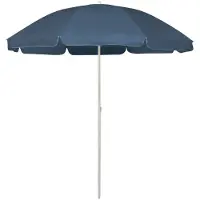 Syfax Ombrellone da Spiaggia Blu 240 cm