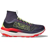 Hoka One One - Scarpe trail - Tecton X 3 M Squid Ink/Neon Flame per Uomo - Taglia 42 - Giallo