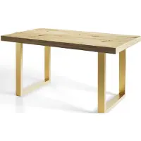 Alpi Möbel Tavolo da Pranzo Allungabile 180x90x77 cm, Artisan, Costruzione Stabile