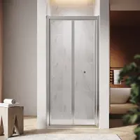 Sonni porta a soffietto per nicchia 90x185cm porta a soffietto a battente porta a battente cabina doccia doccia parete doccia