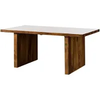 MASSIVMOEBEL24.DE MASSIVMOEBEL24 | tavolo da pranzo in legno di Sheesham / palissandro 180x90x76 noce laccato DUKE #102
