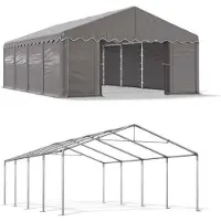 Das Company Tenda del magazzino estivo 4x8 Grigio SUMMER MPE