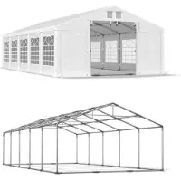 Das Company # Summer Party Tent 6x10 # White # SUMMER PLUS ISD