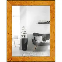 MendeFrames Specchio da parete H14E Legno Radice chiaro 50x60 cm