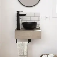 MOB-IN Lavabo da appoggio spesso + lavabo SOHO