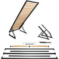 Prima-Online Rete a doghe Lift per letto rete a doghe pieghevole rete a doghe Lift per letto 90 x 200 cm