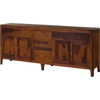 MASSIVMOEBEL24.DE | Credenza Zusatz walnuss 200x40x80 oliato noce BROOKLYN #29