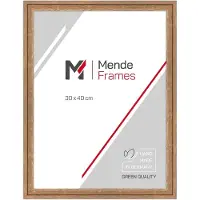 MendeFrames H025 Cornice in legno di quercia 50x70 cm con vetro museum