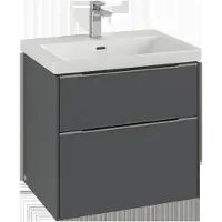 Villeroy & Boch Subway 3.0 armoire sous lavabo, 2 tiroirs, 622x576x478mm, C57601AF, C57601AF