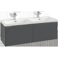 Villeroy & Boch Subway 3.0 armoire sous lavabo, 2 tiroirs, 1272x429x478mm, C56701AB, C56701AB