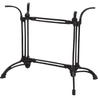 In And OutdoorMatch Zoccolo in ghisa - Rettangolare - 82x50x70 cm - Per vassoi 72x40 cm