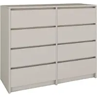 BDW , cassettiera, credenza soggiorno, 120x100cm, cashmere