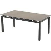 In And OutdoorMatch Tavolo allungabile - 180/240x100 cm - Alluminio - Piano SPC