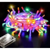 Rosikey 3M 30 LED luci fiabesche a batteria colorate per interni luci fiabesche di Natale luci di Natale camera da letto festa decorazione di nozze