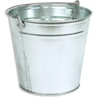 Bradas Secchio per acqua in zinco da 5 litri - 2 pezzi