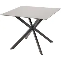 In And OutdoorMatch Tavolo - 90x90 cm - Alluminio - Vetro rivestito