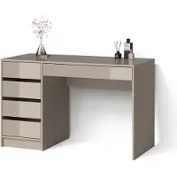 Livinity Tavolo da toeletta Imola Grigio senza specchio, Model 52439